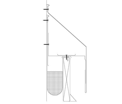 Perma-Tite Expansion Joint with 3-Axis Movement, Roof to Wall