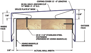 Presto-Lock Coping Existing Slope with Nailer